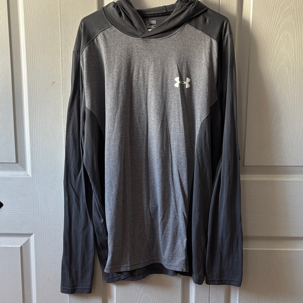 Under Armour Charcoal and Black Pullover